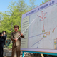 A North Korean official speaks to the media about the dismantling process prior to the detonation of explosives during the first day of dismantling at North Korea's Punggye-ri nuclear test site in Punggye-ri, North Korea, 24 May 2018 (issued 25 May 2018). On 24 May North Korea started to demolish its Punggye-ri nuclear test facility, in the country's northeast. South Korean journalists covering the process said the demolition of the site was carried out in a series of explosions over several hours on the day.